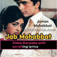 Jab Mohabbat Jawaan - Video Karaoke Lyrics