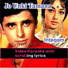 Jo Unki Tamana Hai Barbad Ho Ja -  Video Karaoke Lyrics
