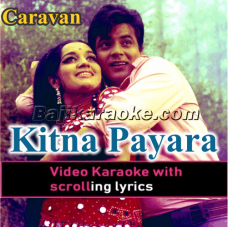Kitna Pyara Wada Hai - Video Karaoke Lyrics
