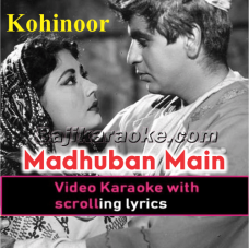 Madhuban Mein Radhika - Video Karaoke Lyrics
