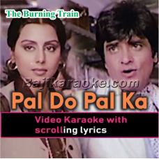 Pal Do Pal Ka Saath - Video Karaoke Lyrics