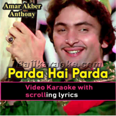 Parda Hai Parda - Video Karaoke Lyrics