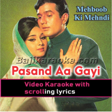 Pasand Aa Gayi Hai - Video Karaoke Lyrics