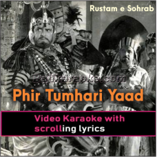 Phir Tumhari Yaad - Video Karaoke Lyrics