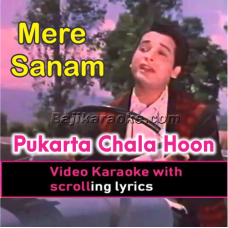 Pukarta Chala Hoon Mein - Video Karaoke Lyrics