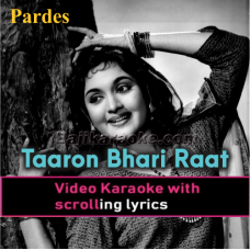 Taaron Bhari Raat Hai - Video Karaoke Lyrics