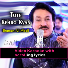 Tote Kehro Kayan Bharwaso - Video Karaoke Lyrics