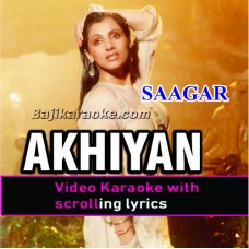 Aankhon ke sagar - Video Karaoke Lyrics