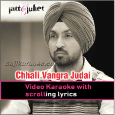 Challi Vangra Judai - Video Karaoke Lyrics