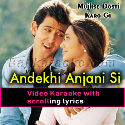 Andekhi anjani si - Video Karaoke Lyrics