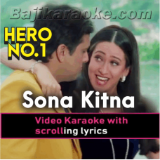 Sona Kitna Sona Hai - Video Karaoke Lyrics