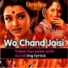 Woh Chand Jaisi Ladki - Video Karaoke Lyrics