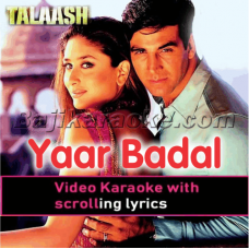 Yaar Badal Na Jana - Video Karaoke Lyrics