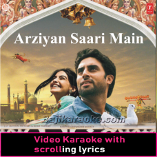 Arziyan Saari Main Chehre Pe - With Chorus - Video Karaoke Lyrics