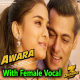 Awara - With Female Vocal - Dabangg 3 - Karaoke Mp3