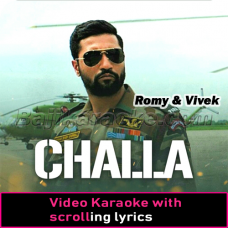 Challa - Main Lad Jaana - Video Karaoke Lyrics