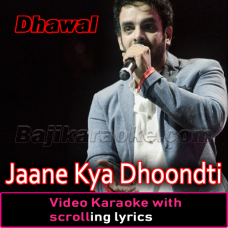 Jaane Kya Dhoondti Rehti Hai - Video Karaoke Lyrics