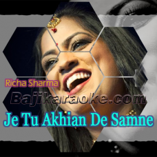 Je Tu Akhian De Samne Nahi Rehna - With Chorus - Karaoke mp3
