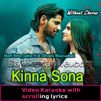 Kinna Sona - Without Chorus - Video Karaoke Lyrics