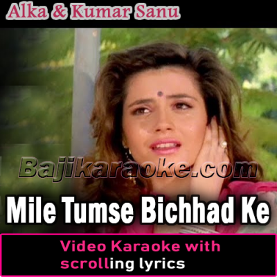 Mile Tumse Bichhad Ke Hum - Video Karaoke Lyrics