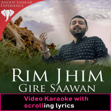 Rim Jhim Gire Saawan - Cover - Video Karaoke Lyrics