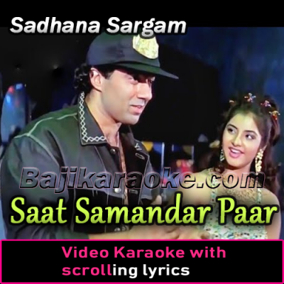 Saat Samandar Paar - Video Karaoke Lyrics