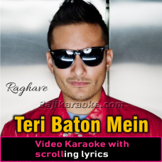Teri Baton Mein Aisa Uljha Jiya - Video Karaoke Lyrics