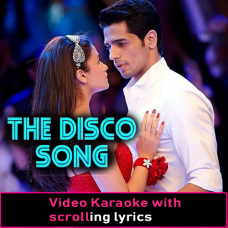 The Disco Song - With English Vocal - Video Karaoke Lyrics