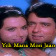 Yeh Mana Meri Jaan Mohabbat Saza Hai - Without Chorus - Karaoke mp3