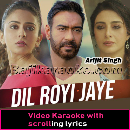 Dil Royi Jaye - Video Karaoke Lyrics